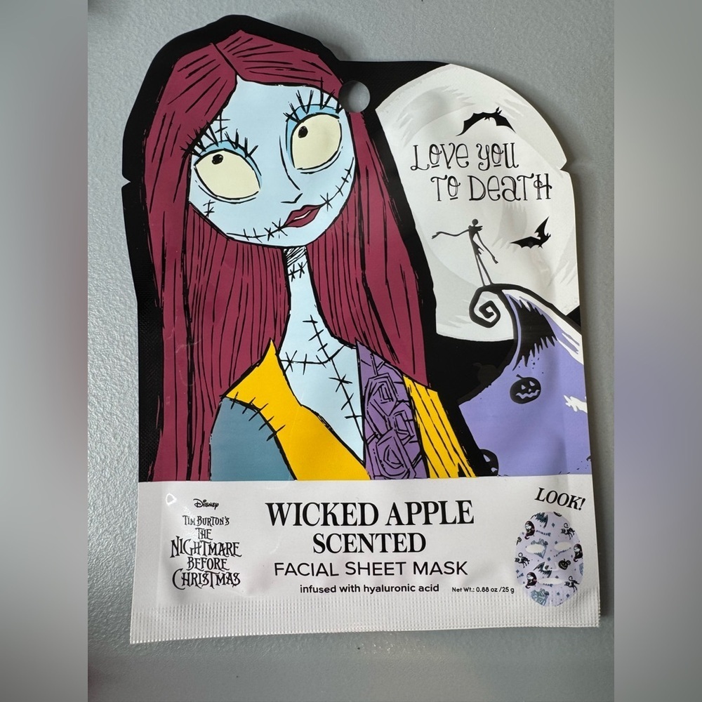 The Nightmare Before Christmas Sally Wicked Apple Scented Facial Sheet Mask